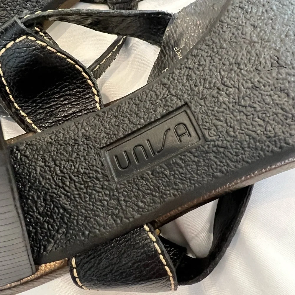 UNISA HEELED SANDALS leather size 10